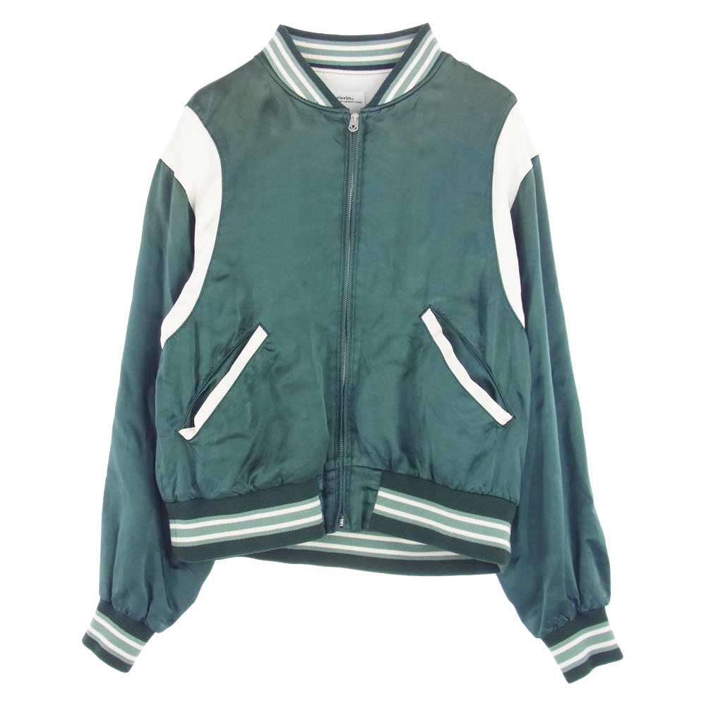 VISVIM ビズビム 23SS 0123105013018 DOUGLAS STADIUM JKT サテン ジャケット グリーン系 １【新古品】【未使用】【中古】