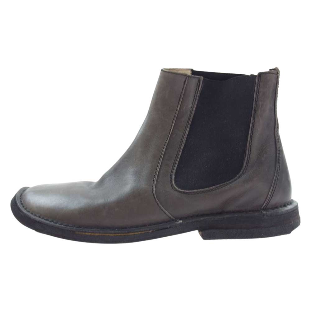 COMME des GARCONS コムデギャルソン × DryShod ドライショッド サイドゴア ブーツ  チャコール系 42【中古】