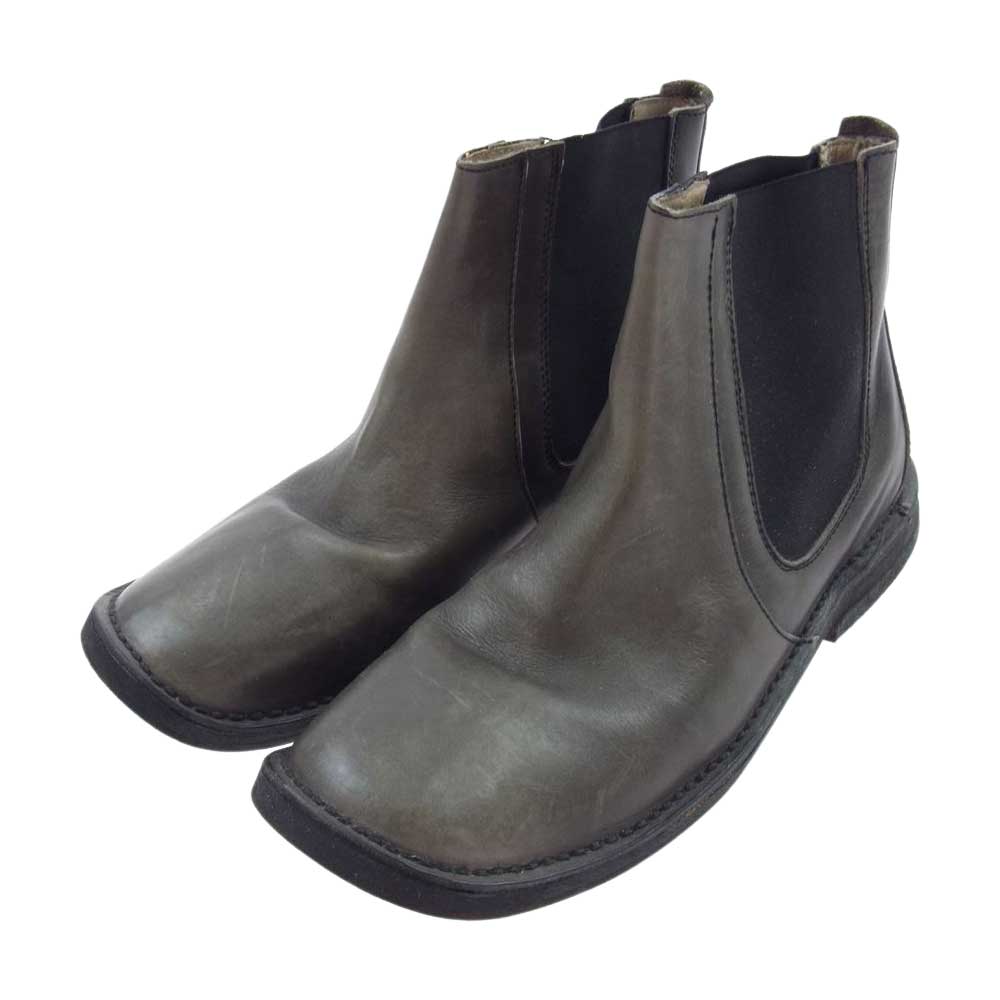 COMME des GARCONS コムデギャルソン × DryShod ドライショッド サイドゴア ブーツ  チャコール系 42【中古】