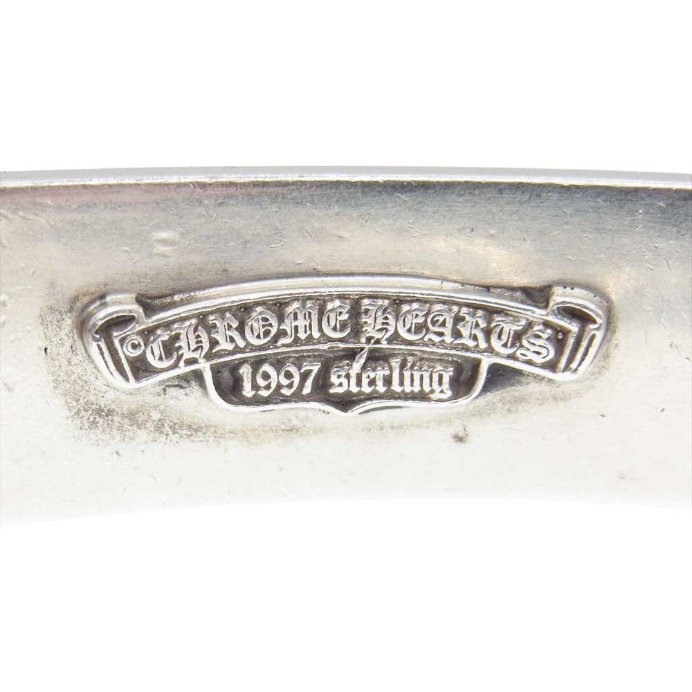 CHROME HEARTS クロムハーツ（原本有） ID FLRL CROSS 13LINK フローラル クロス ID ブレスレット 13リンク シルバー系【中古】
