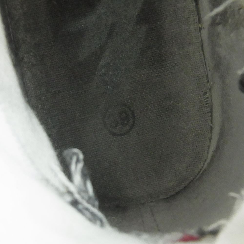 STRUM ストラム WHITE REVOLT ホワイト リボルト ペイント 加工 ハイカット スニーカー ホワイト系 グレー系 ブラック系 39【中古】