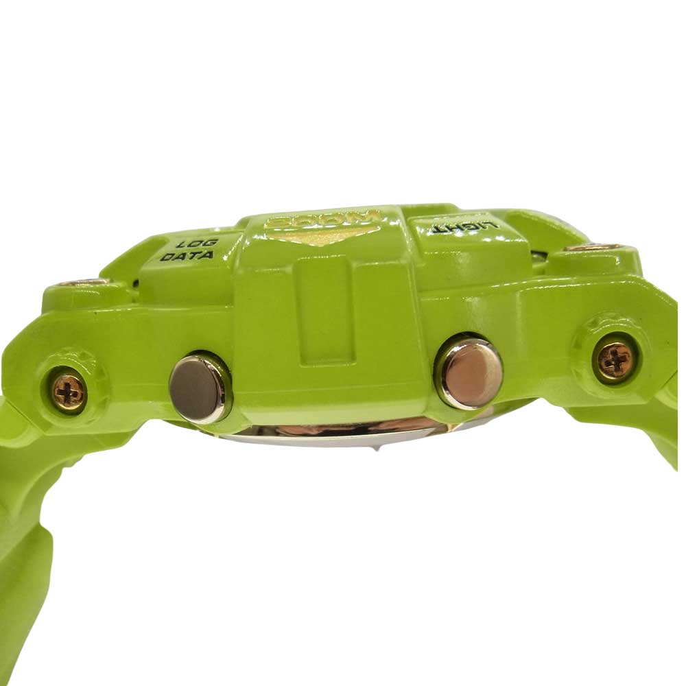 CASIO G-SHOCK カシオ ジーショック GW-200F-3JR FROGMAN Love The Sea And The Earth フロッグマン 雨蛙 デジタル ソーラー 200m潜水防水 ウオッチ ライトグリーン系【中古】