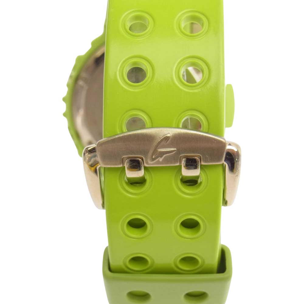 CASIO G-SHOCK カシオ ジーショック GW-200F-3JR FROGMAN Love The Sea And The Earth フロッグマン 雨蛙 デジタル ソーラー 200m潜水防水 ウオッチ ライトグリーン系【中古】