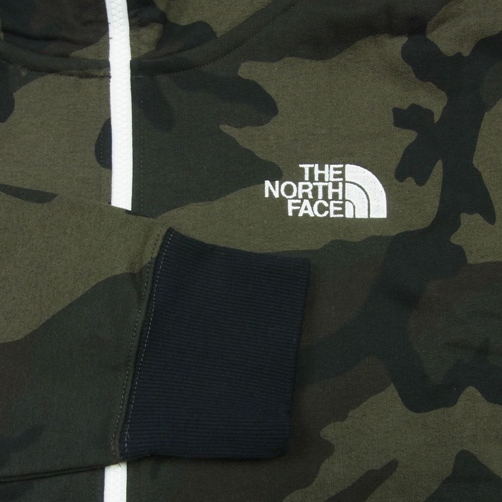 THE NORTH FACE ノースフェイス NT11957 Novelty Rearview FullZip Hoodie ノベルティ リアビュー フルジップ フーディ ジップ パーカー カモ WC ウッドランドカモ XL【新古品】【未使用】【中古】