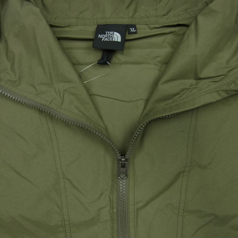 THE NORTH FACE ノースフェイス NP21735 Compact Anorak コンパクト アノラック パーカ ジャケット BG バーントオリーブ XL【新古品】【未使用】【中古】