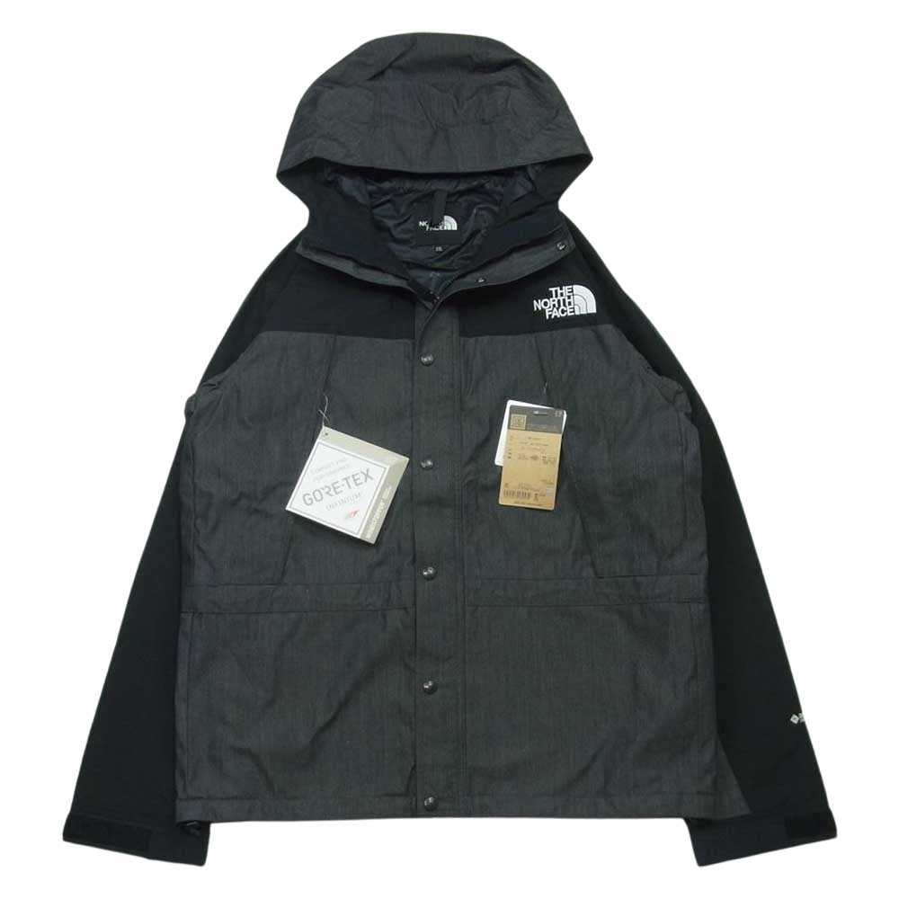 THE NORTH FACE ノースフェイス NP12032 MOUNTAIN LIGHT DENIM JACKET マウンテン ライト デニム ジャケット パーカー BD ナイロンブラックデニム XXL【新古品】【未使用】【中古】