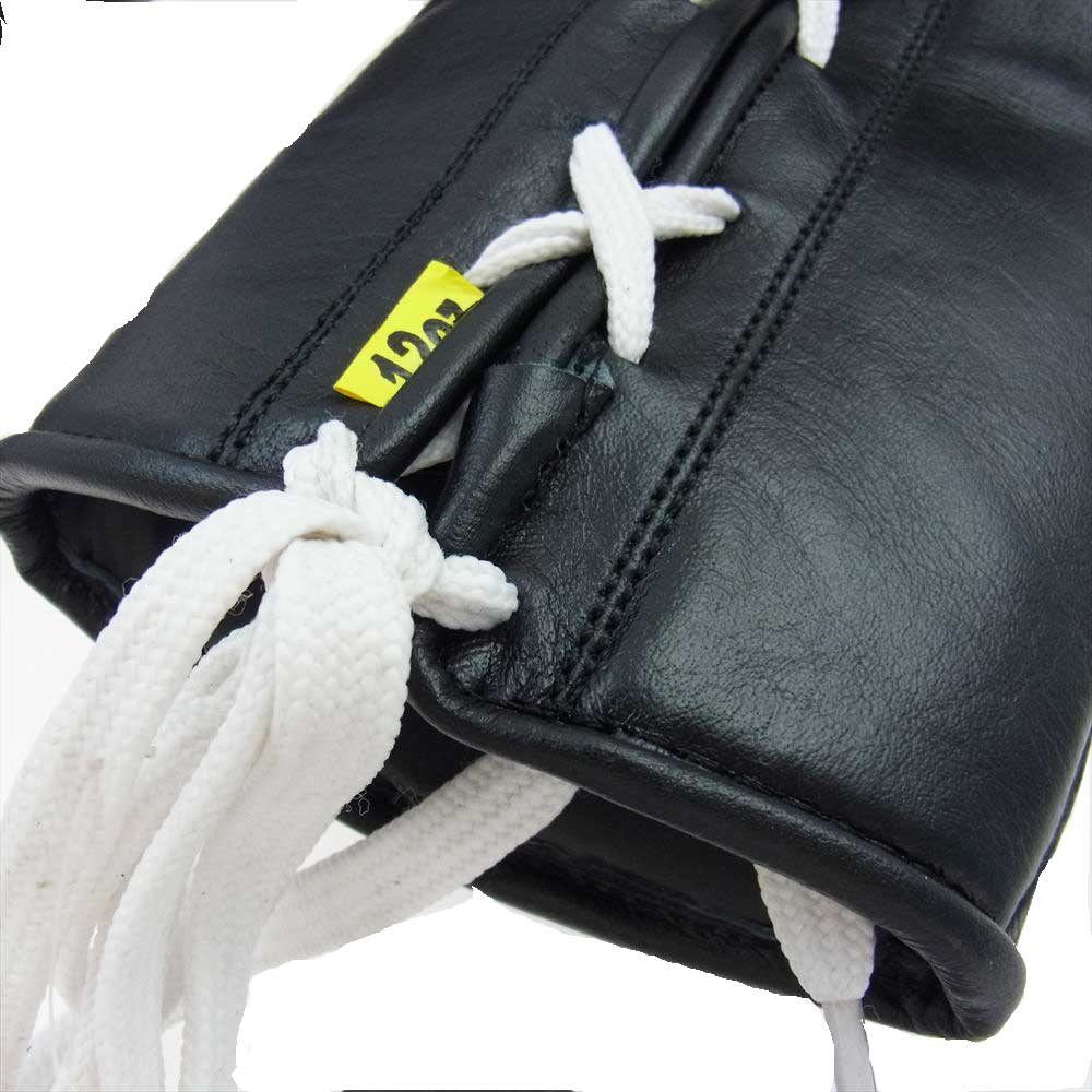 ベドウィンアンドザハートブレーカーズ 18ABEV0840 EVERLAST EX. BOXING GLOVE TYSON エバーラスト スカル ボクシング グローブ ブラック系 FREE【新古品】【未使用】【中古】