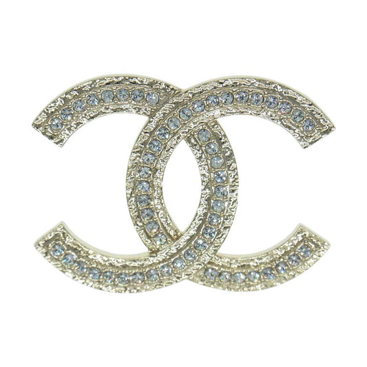 CHANEL シャネル B23P ココマーク ストーン ブローチ ゴールド系【中古】