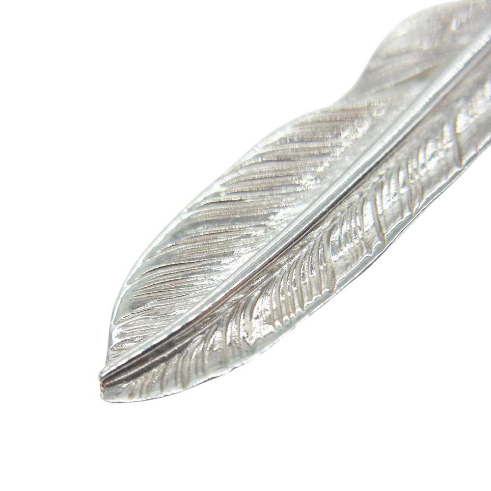 TARO WASHIMI ワシミタロウ 鷲見太郎 鷲見太郎 ギャランティ付属 XS flight feather 01 フライトフェザー ペンダント トップ シルバー系【極上美品】【中古】