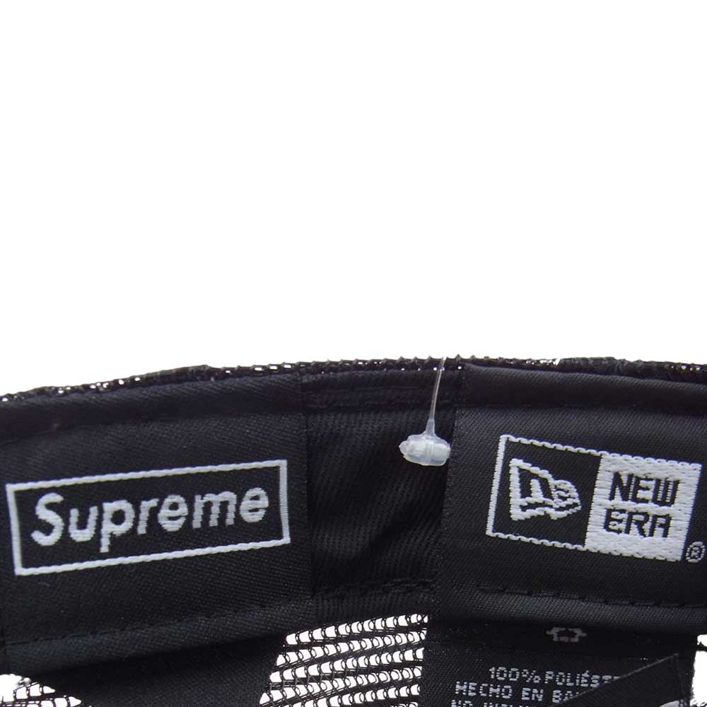 Supreme シュプリーム 23SS Box Logo New Era ニューエラ ボックスロゴ メッシュ キャップ ブラック系 58.7cm【新古品】【未使用】【中古】