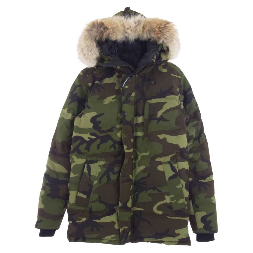 CANADA GOOSE カナダグース 3805M 海外正規品 CARSON PARKA カーソン パーカー ダウン ジャケット モスグリーン系 S【中古】