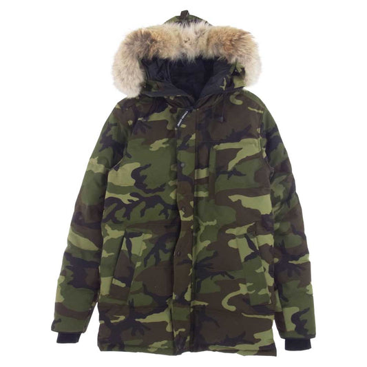 CANADA GOOSE カナダグース 3805M 海外正規品 CARSON PARKA カーソン パーカー ダウン ジャケット モスグリーン系 S【中古】