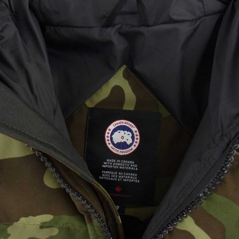 CANADA GOOSE カナダグース 3805M 海外正規品 CARSON PARKA カーソン パーカー ダウン ジャケット モスグリーン系 S【中古】