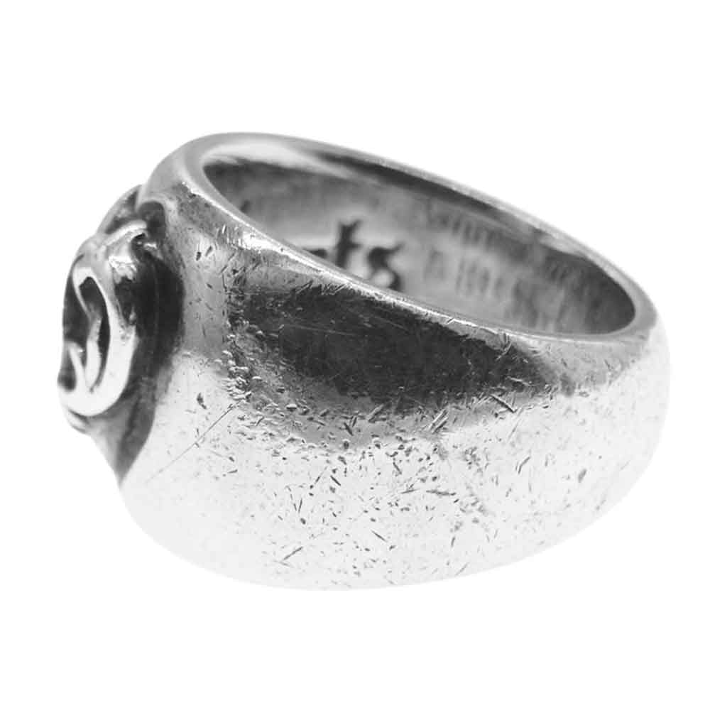 CHROME HEARTS クロムハーツ（原本無） HEART IN BAND ハート イン バンド リング シルバー系 7.5号程度【中古】