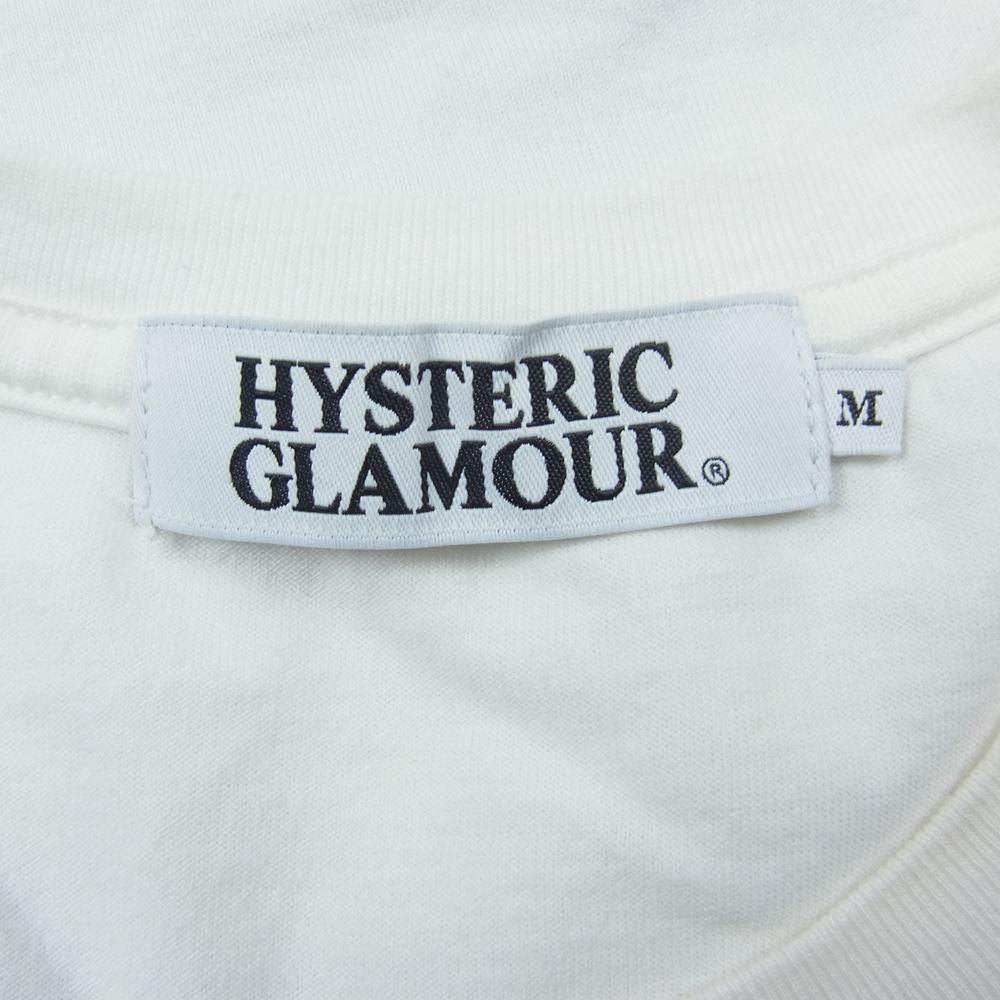 HYSTERIC GLAMOUR ヒステリックグラマー 4CT-5102 Don’t look back ロック 半袖 Tシャツ ホワイト ホワイト系 M【中古】
