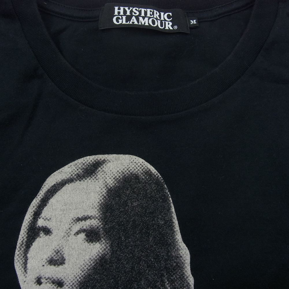 HYSTERIC GLAMOUR ヒステリックグラマー 4CT-5092 ガールプリント Tシャツ ブラック系 M【美品】【中古】