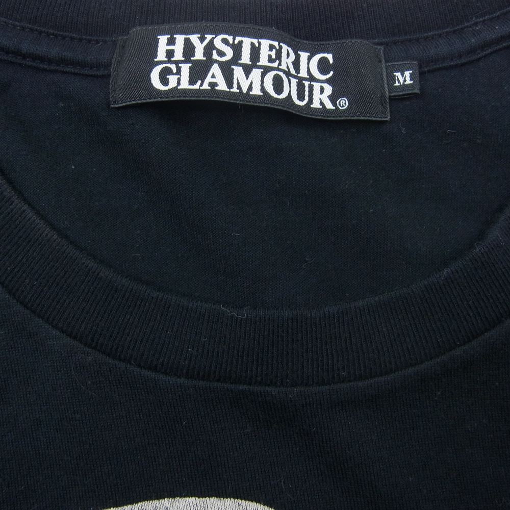 HYSTERIC GLAMOUR ヒステリックグラマー 4CT-5092 ガールプリント Tシャツ ブラック系 M【美品】【中古】