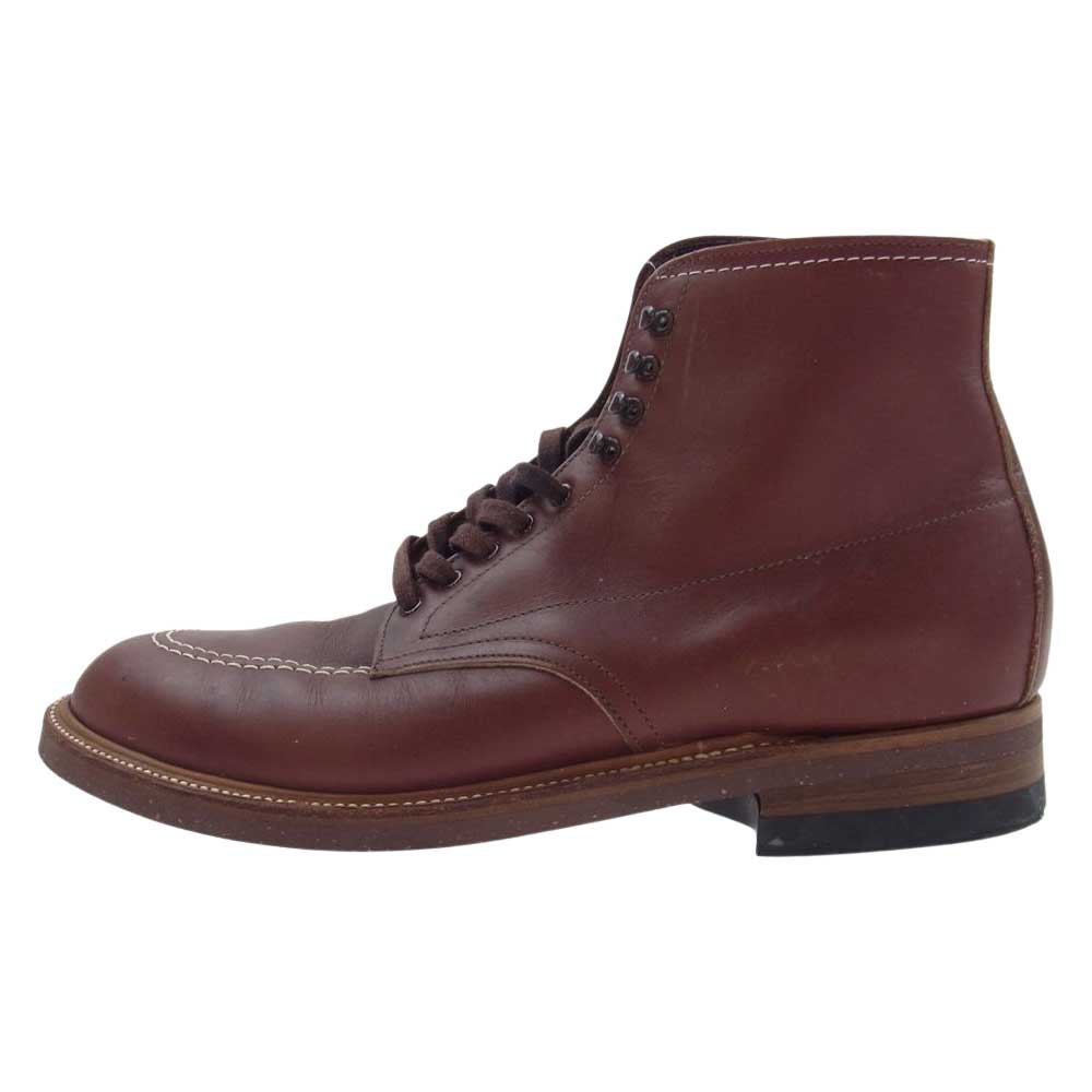 ALDEN オールデン 英国製 405 オースティンカーフ インディブーツ レースアップブーツ ブラウン系 8.5【中古】