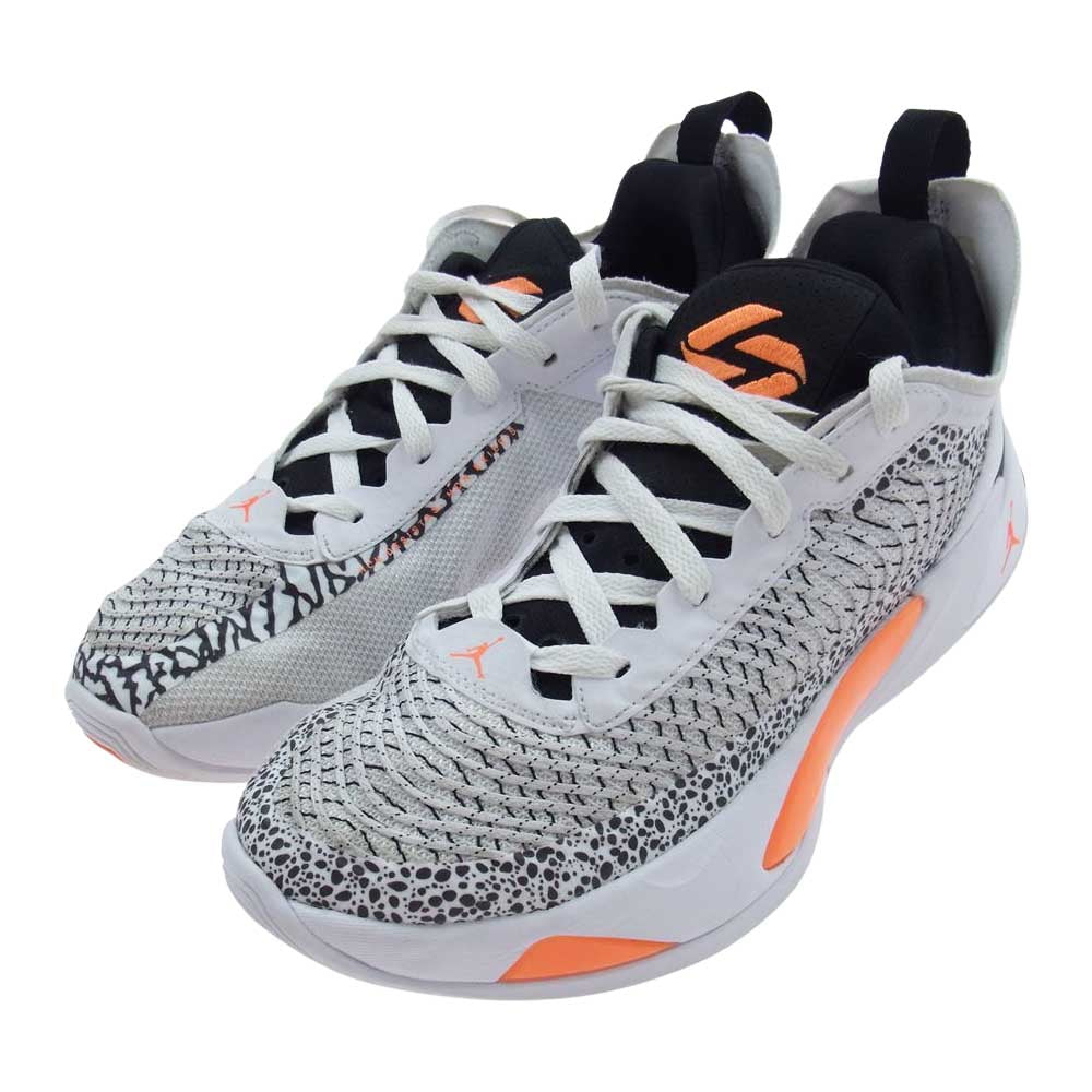 NIKE ナイキ DQ6513-108 Jordan Luka 1 PF Total Orange ジョーダン ルカ1 PF トータル オレンジ スニーカー キッズ 24.5cm ホワイト系 24.5cm【中古】