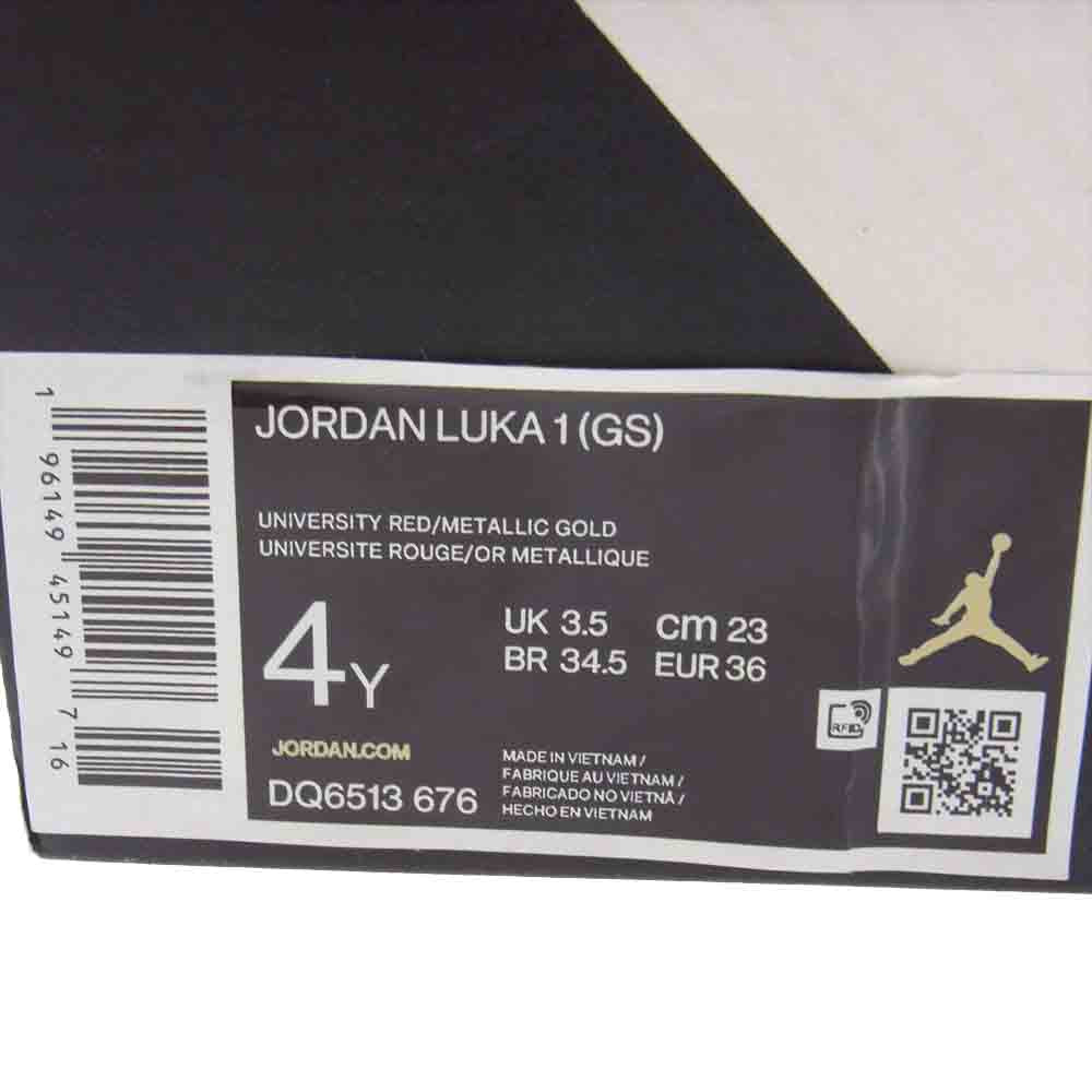 NIKE ナイキ DQ6513-676 Air Jordan Luka 1 University Red エアジョーダン ルカ 1 ユニバーシティ レッド キッズ 23cm レッド系 23cm【中古】