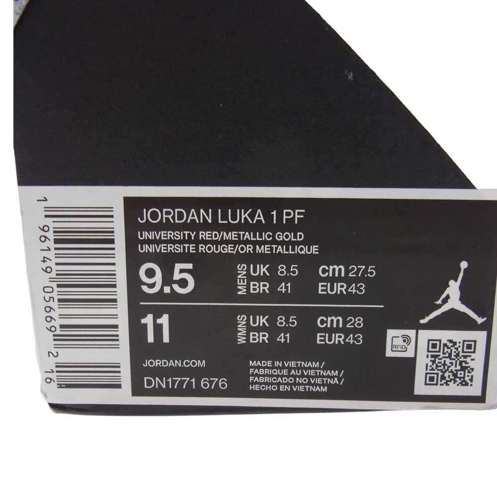 NIKE ナイキ DN1771-676 Air Jordan Luka 1 University Red エアジョーダン ルカ 1 ユニバーシティ レッド レッド系 27.5cm【中古】