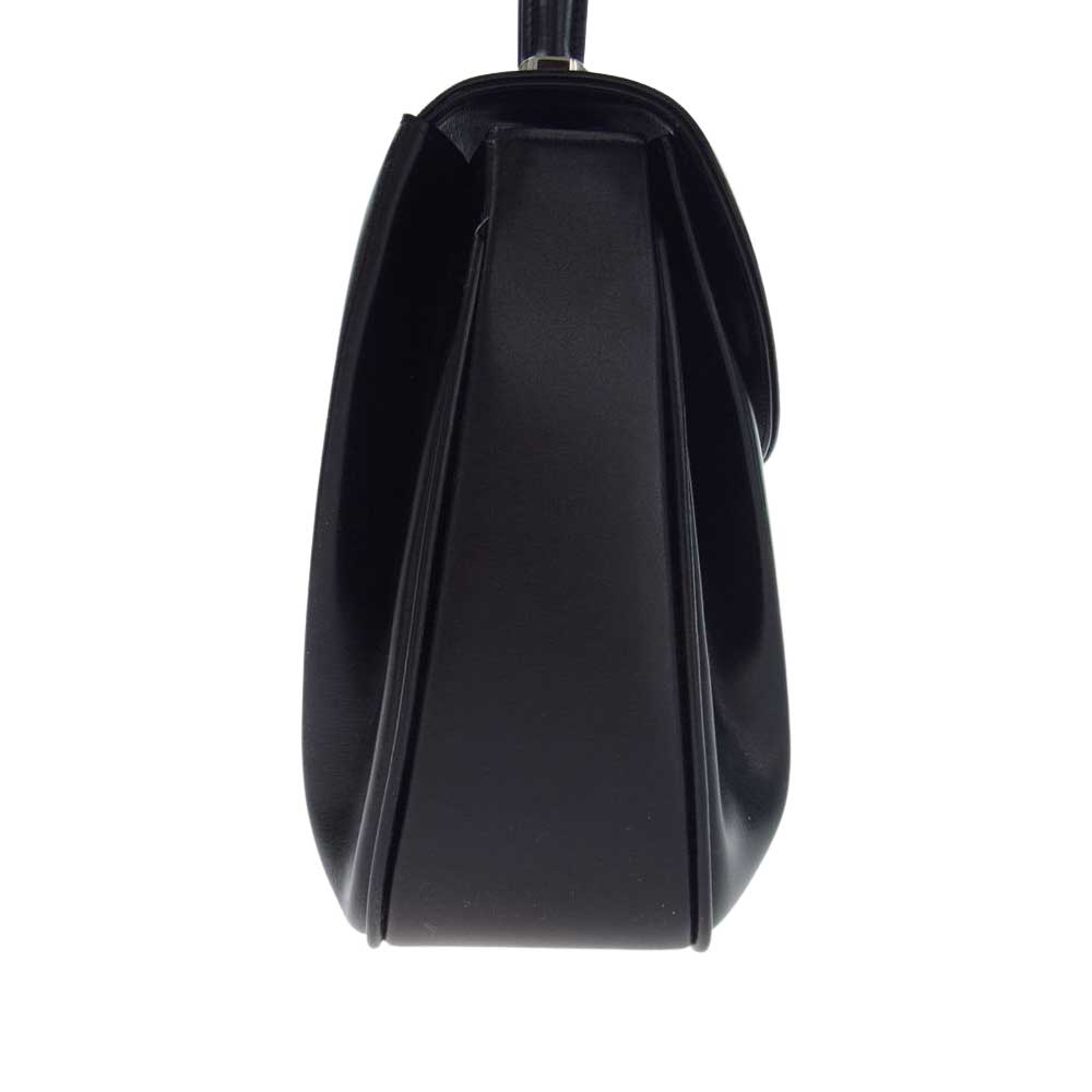 和光 ワコー レザー フォーマル ハンドバッグ ブラック系【中古】