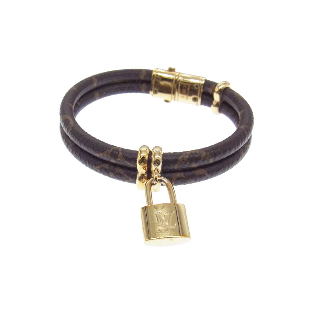LOUIS VUITTON ルイ・ヴィトン M8109E モノグラム ブラスレ キープ イット トゥワイス カデナ ブレスレット ブラウン系【中古】