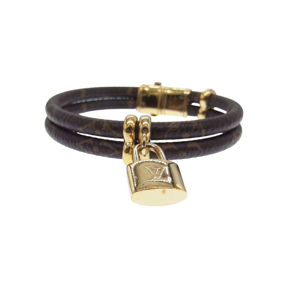 LOUIS VUITTON ルイ・ヴィトン M8109E モノグラム ブラスレ キープ イット トゥワイス カデナ ブレスレット ブラウン系【中古】