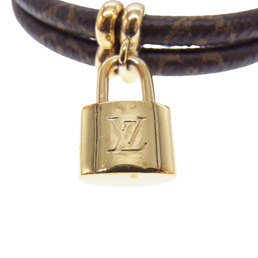 LOUIS VUITTON ルイ・ヴィトン M8109E モノグラム ブラスレ キープ イット トゥワイス カデナ ブレスレット ブラウン系【中古】