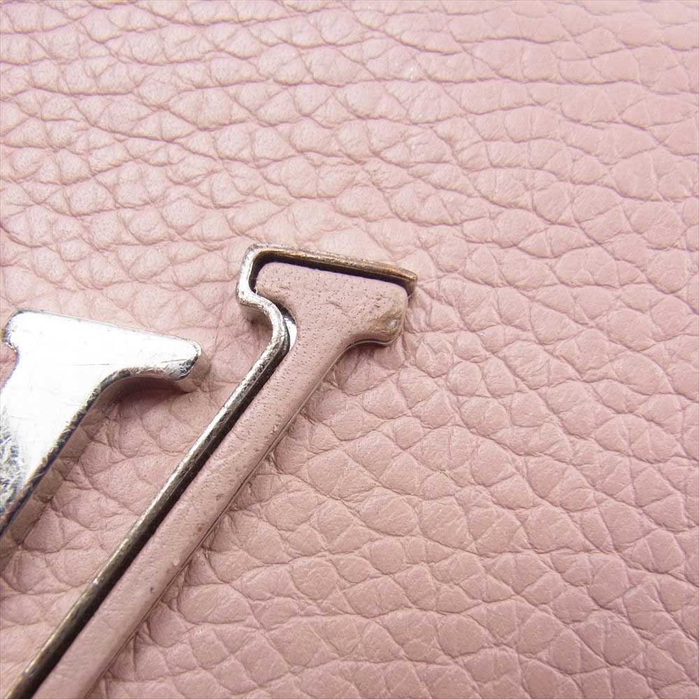 LOUIS VUITTON ルイ・ヴィトン M61250 ポルトフォイユ カプシーヌ マグノリア ウォレット 長財布 ピンク系【中古】