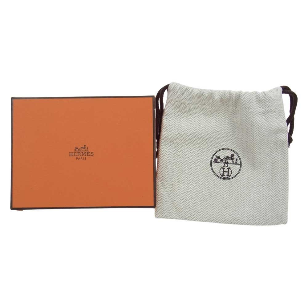 HERMES エルメス プティ シュヴォー パスケース カードケース レッド系 ピンク系【新古品】【未使用】【中古】