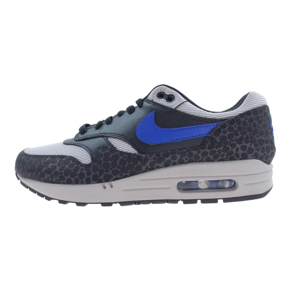NIKE ナイキ BQ6521-001 AIR MAX 1 SE REFLECTIVE エア マックス1 サファリ リフレクティブ スニーカー グレー系 ブルー系 27cm【新古品】【未使用】【中古】