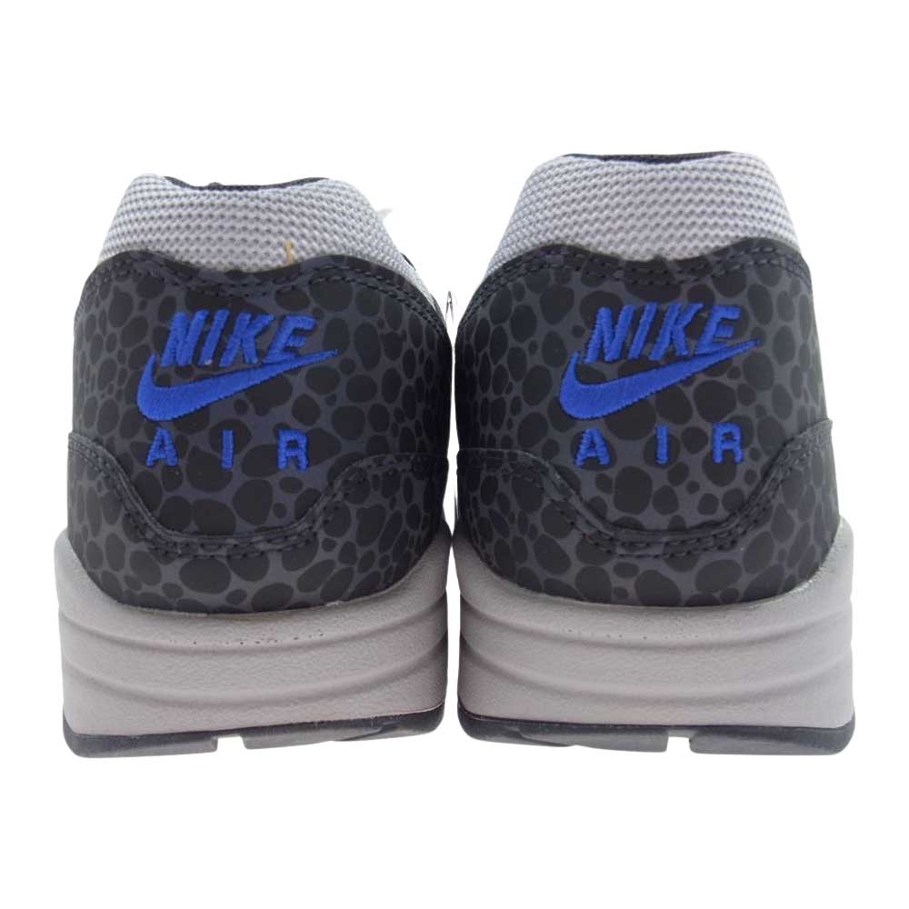 NIKE ナイキ BQ6521-001 AIR MAX 1 SE REFLECTIVE エア マックス1 サファリ リフレクティブ スニーカー グレー系 ブルー系 27cm【新古品】【未使用】【中古】