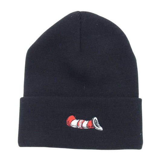 Supreme シュプリーム 18AW Cat in the Hat Beanie キャット インザ ハット ビーニー ニット帽 ブラック系【美品】【中古】
