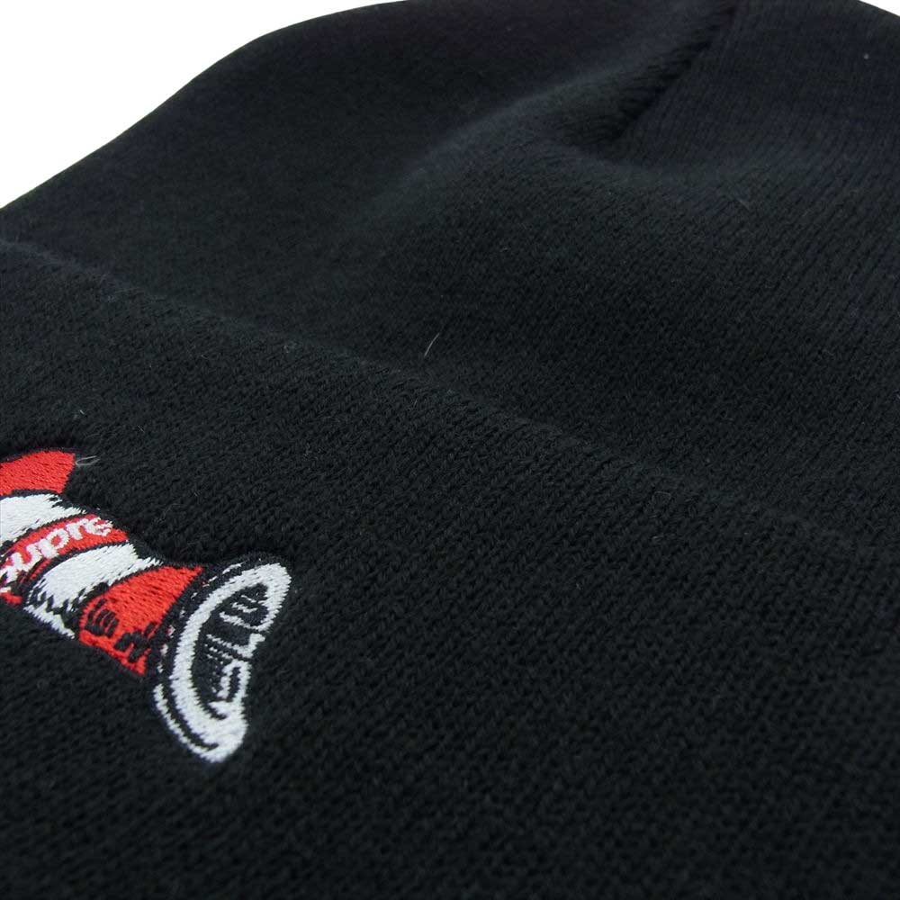 Supreme シュプリーム 18AW Cat in the Hat Beanie キャット インザ ハット ビーニー ニット帽 ブラック系【美品】【中古】