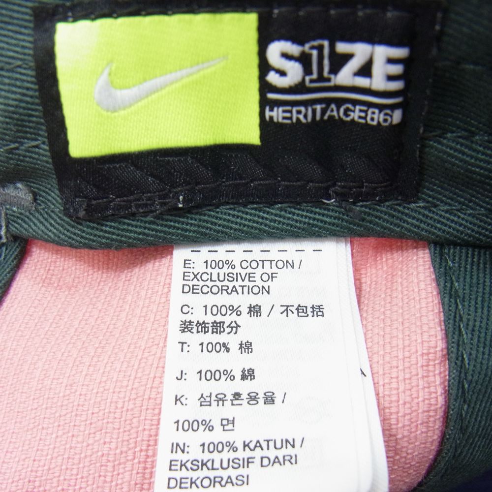 NIKE ナイキ AT8929-433 × Sean Wotherspoon ショーン ウェザースプーン CAP コーデュロイ キャップ マルチカラー系【美品】【中古】