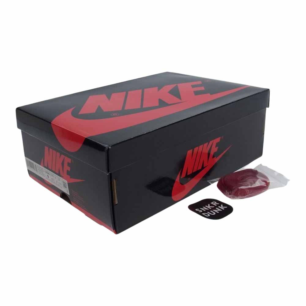 NIKE ナイキ 555088-063 AIR JORDAN 1 Patent Bred ブレッド パテント スニーカー ブラック系 レッド系 27cm【新古品】【未使用】【中古】