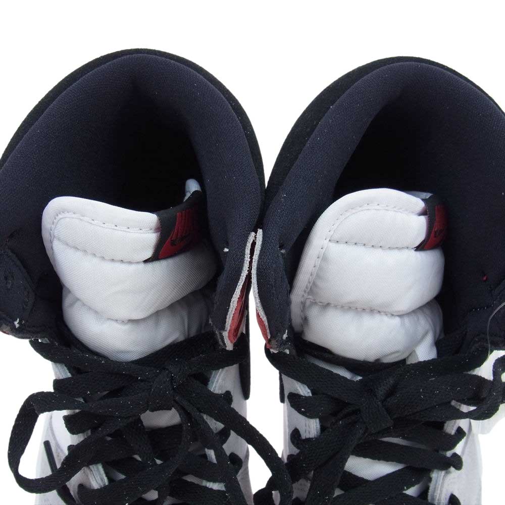 NIKE ナイキ 555088-126 AIR JORDAN 1 HIGH OG LIGHT SMOKE GREY エアジョーダン1 ハイ OG ライト スモークグレー スニーカー レッド系 グレー系 27cm【新古品】【未使用】【中古】