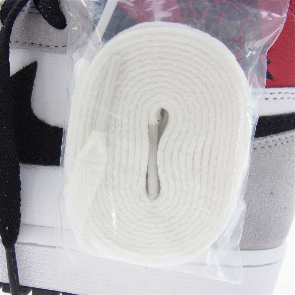 NIKE ナイキ 555088-126 AIR JORDAN 1 HIGH OG LIGHT SMOKE GREY エアジョーダン1 ハイ OG ライト スモークグレー スニーカー レッド系 グレー系 27cm【新古品】【未使用】【中古】