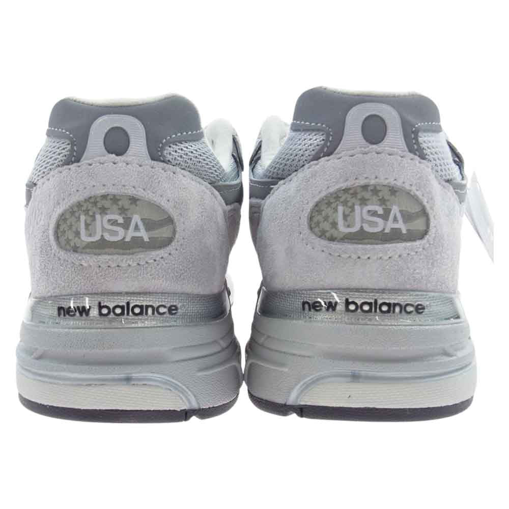 NEW BALANCE ニューバランス MR993GL USA製 993 Gray スニーカー グレー系 26.5cm【新古品】【未使用】【中古】