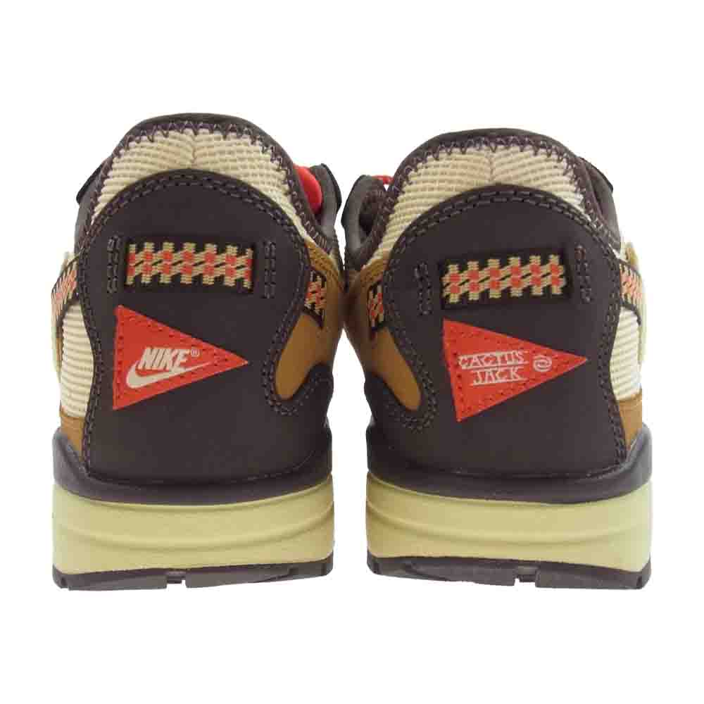 NIKE ナイキ DO9392-200 × Travis Scott トラヴィス・スコット Air Max 1 CACT.US Brown エアマックス1 スニーカー ブラウン系 ベージュ系 27cm【新古品】【未使用】【中古】