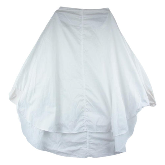 ミズイロインド 621 ボートネック プルオーバ― ポンチョ シャツ ブラウス ホワイト系【中古】