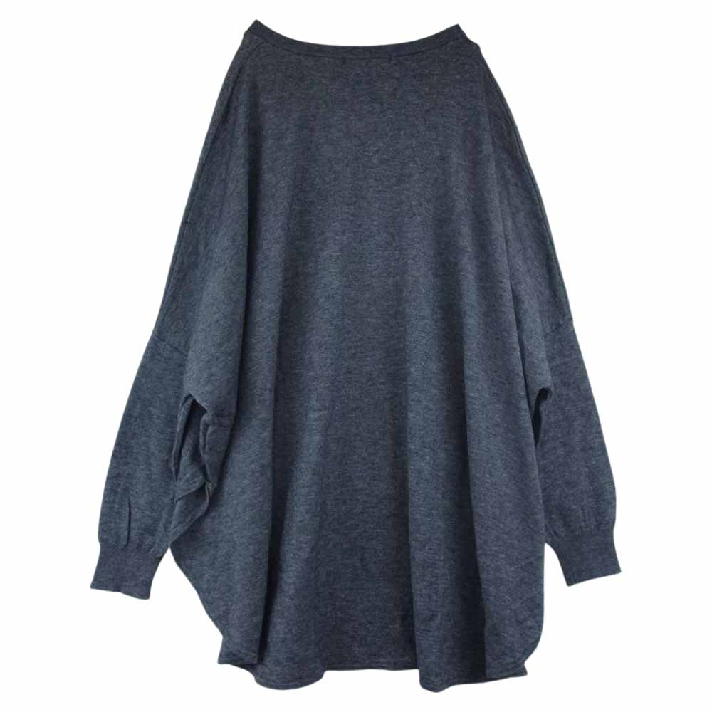 ミズイロインド 3-226962 Vネック プルオーバー ウール ニット グレー系【中古】