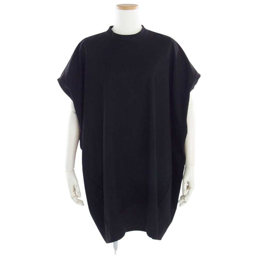 ミズイロインド スタンドカラー ノースリーブ ワンピース ブラック系【中古】