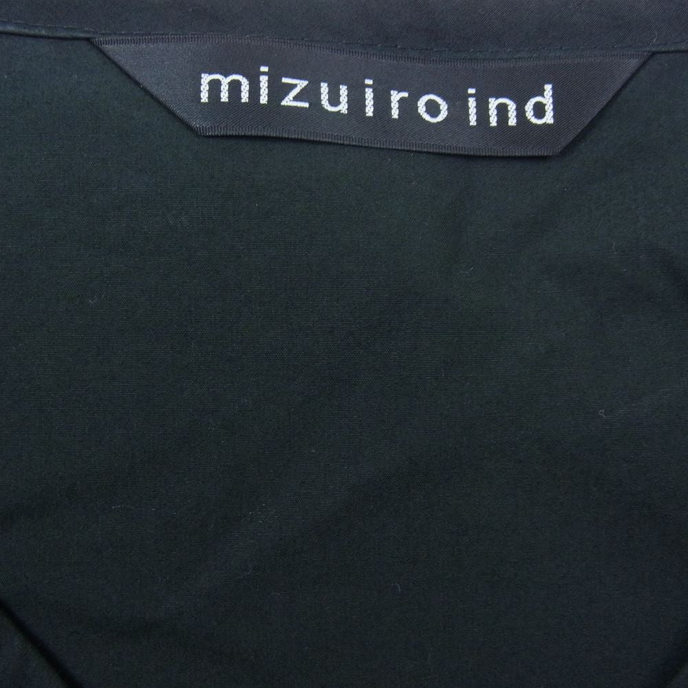 ミズイロインド 220 Vネック フロントスリット ワンピース ブラック系【中古】