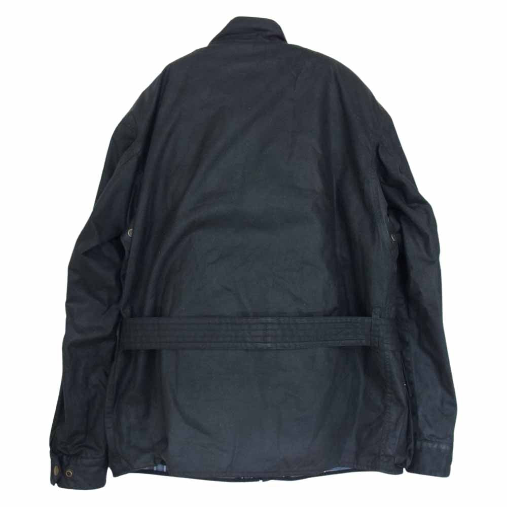 ADDICT CLOTHES アディクトクローズ ACV-WX02 WAXED COTTON BMC JACKET ワックス コットン レーシング ジャケット ブラック系 42【美品】【中古】