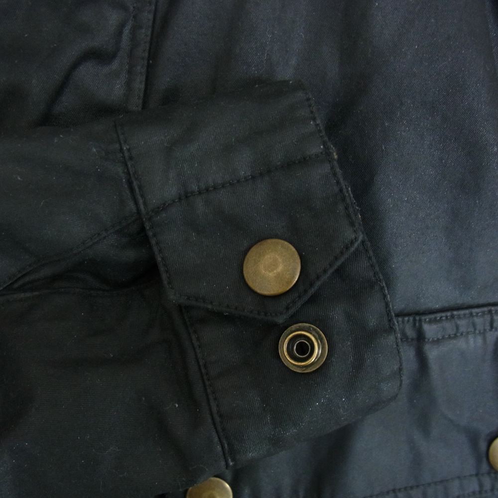 ADDICT CLOTHES アディクトクローズ ACV-WX02 WAXED COTTON BMC JACKET ワックス コットン レーシング ジャケット ブラック系 42【美品】【中古】