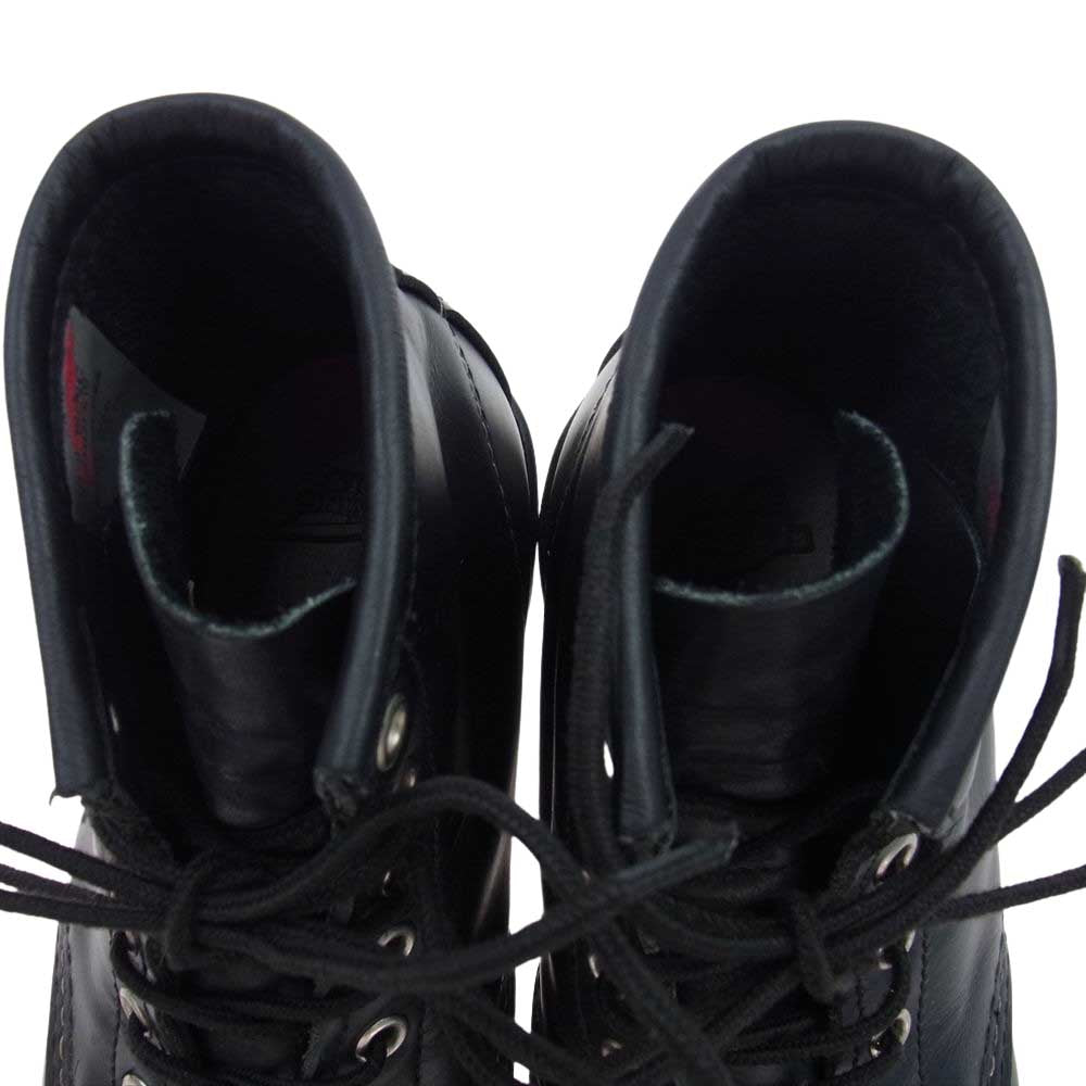 RED WING レッドウィング 8179 犬タグ CLASSIC MOC TOE クラシック モック トゥ ブーツ ブラック ブラック系 US7D【中古】