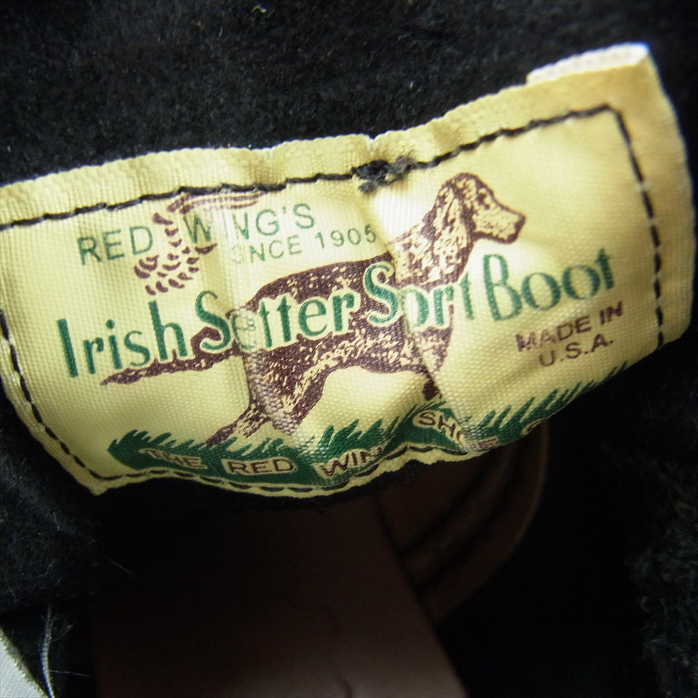 RED WING レッドウィング 8179 犬タグ CLASSIC MOC TOE クラシック モック トゥ ブーツ ブラック ブラック系 US7D【中古】