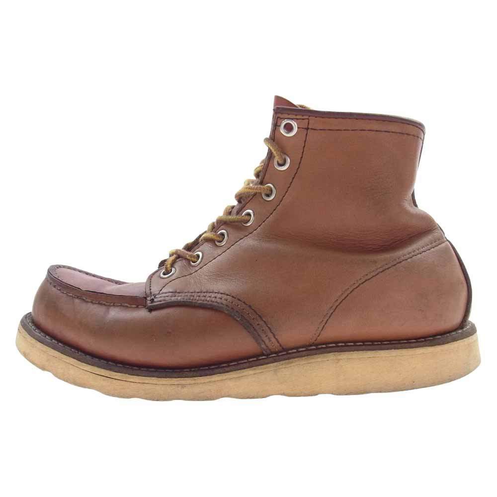 RED WING レッドウィング 875 四角犬タグ レースアップブーツ レザー ブラウン  ブラウン系【中古】